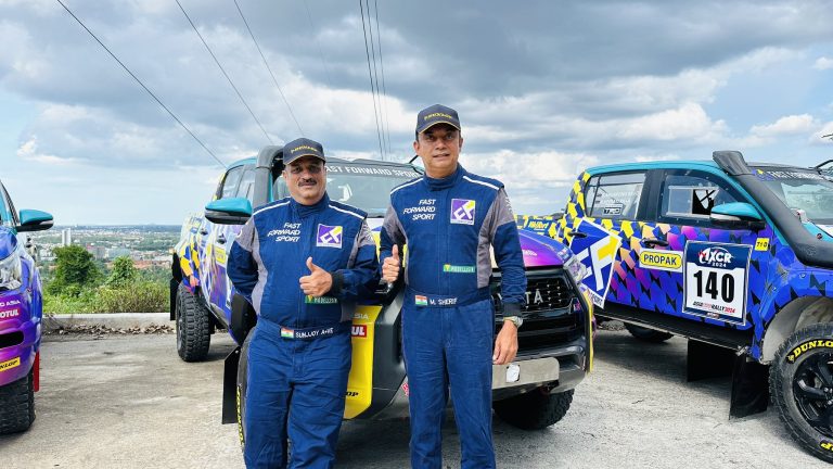 Sanjay Takale (on the left)