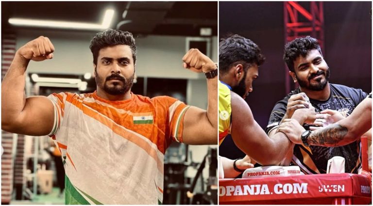 Mazahir Saidu: Deputy Finance Manager by day and India’s strongest Armwrestler by night