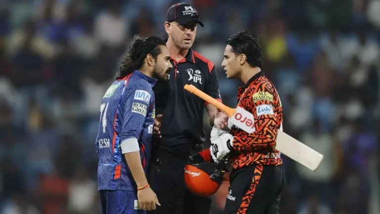 Rathi of LSG was suspended for one game following the Abhishek incident